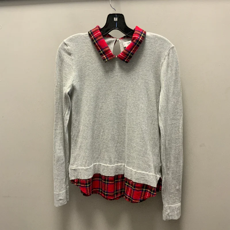 Top Long Sleeve By J. Crew In Grey, Size: Xs