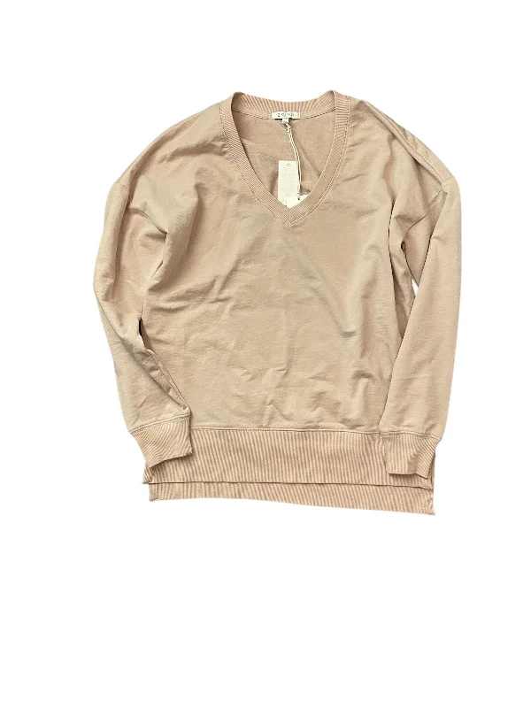 Top Long Sleeve Basic By Z Supply In Tan, Size: Xs