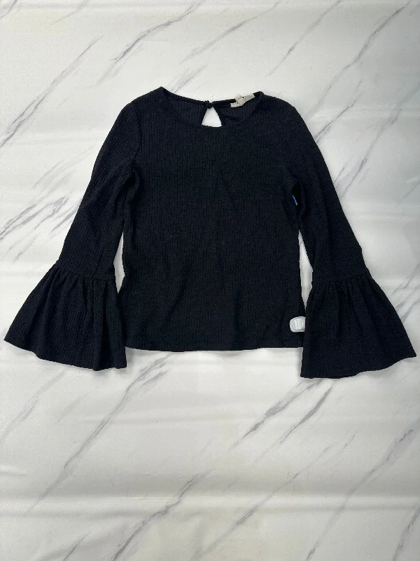 Top Long Sleeve By Porridge In Black, Size: Xs