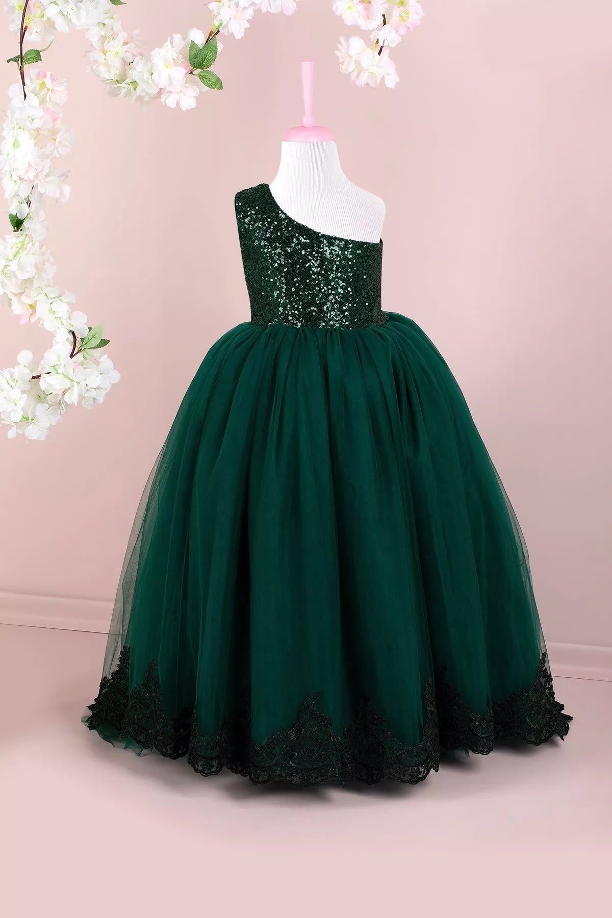 Lauren Green Party Dress