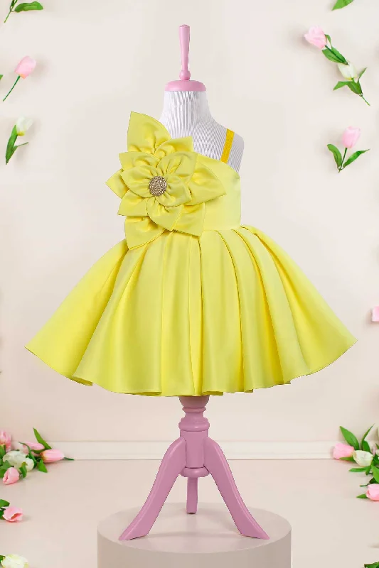 Maya Yellow Party Dress