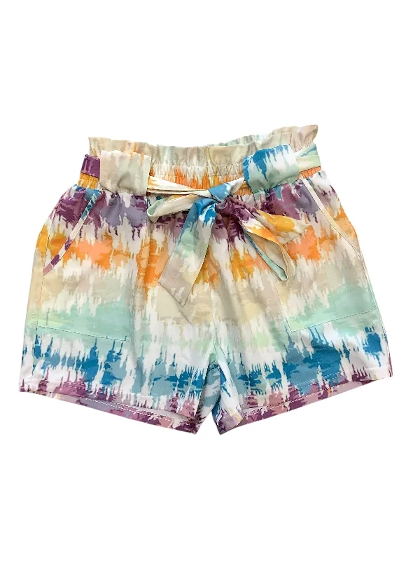 Shorts By Clothes Mentor In Tie Dye Print, Size: L