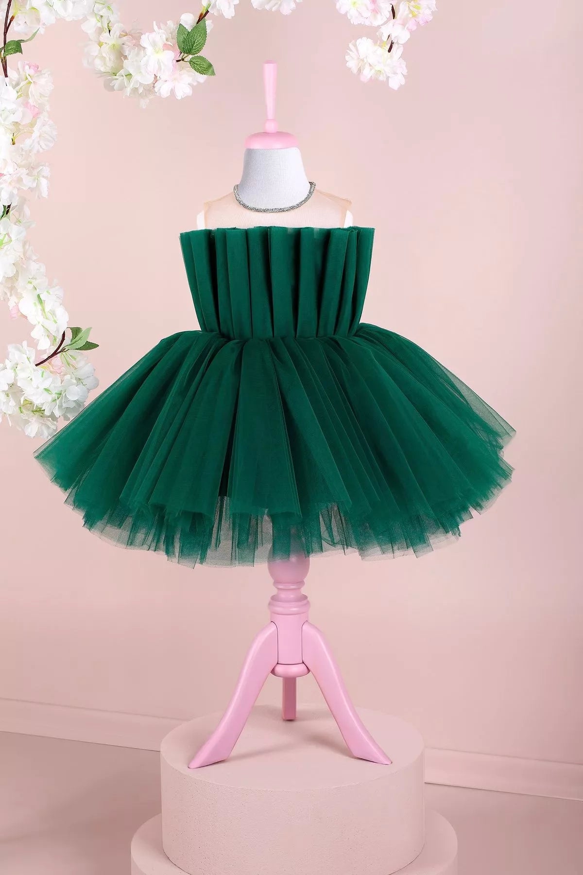 Eliza Green Party Dress