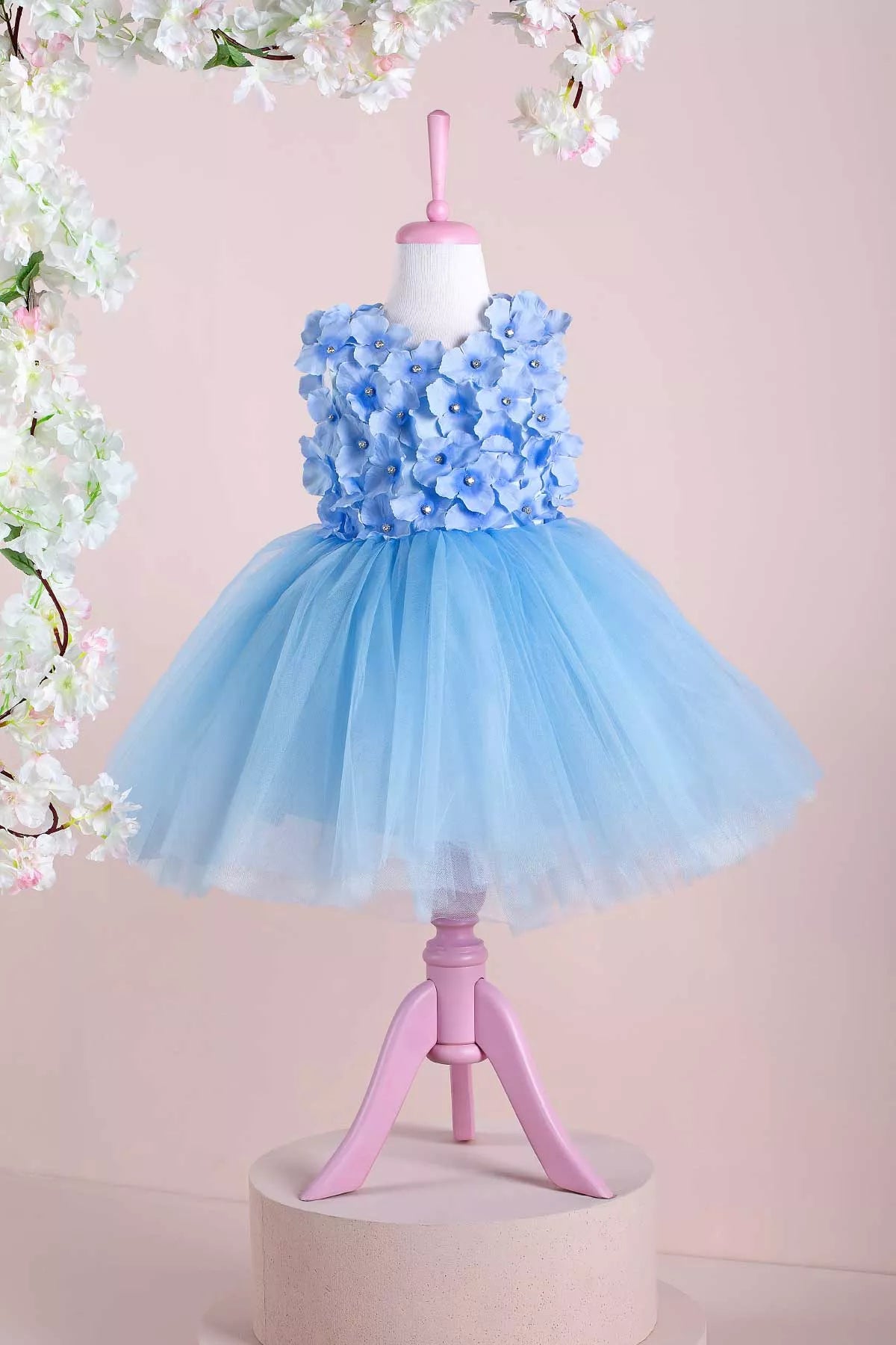 Barbara Baby Blue Party Dress