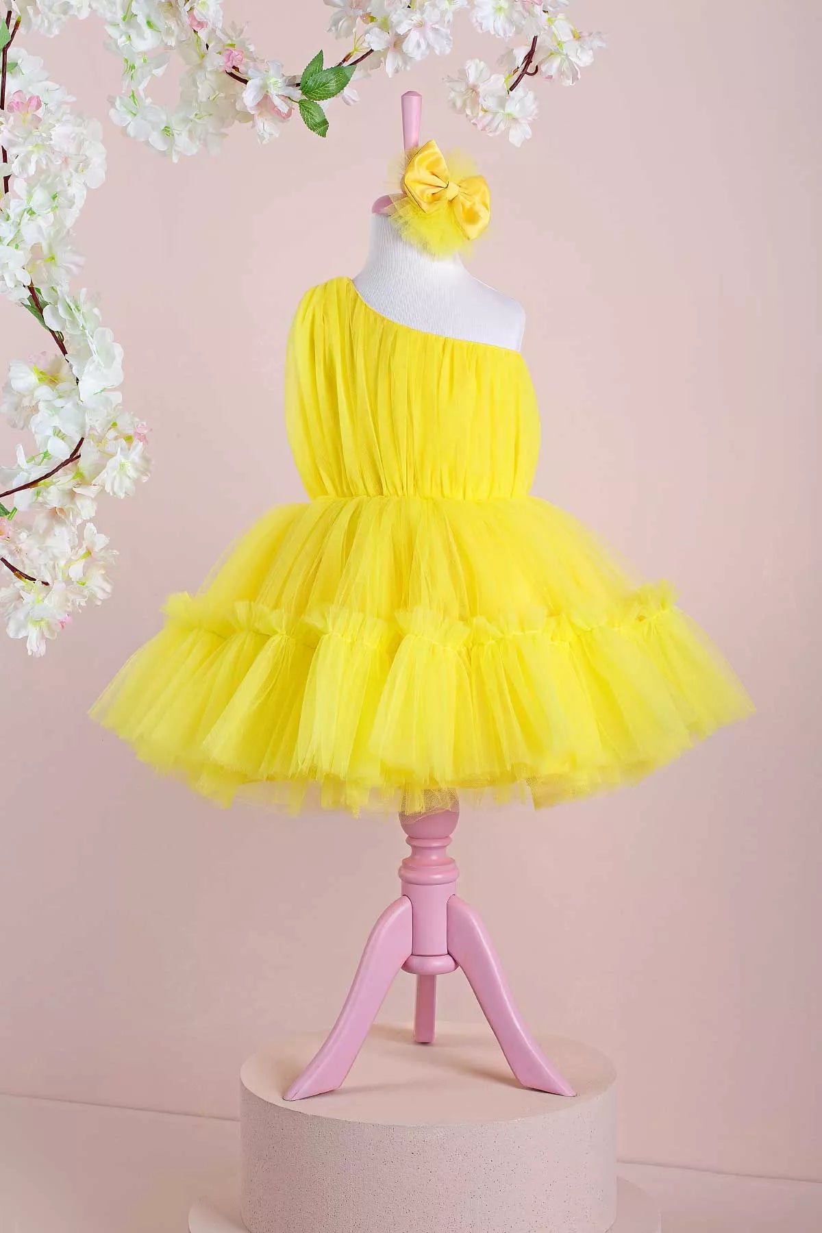 Felicity Yellow Party Dress