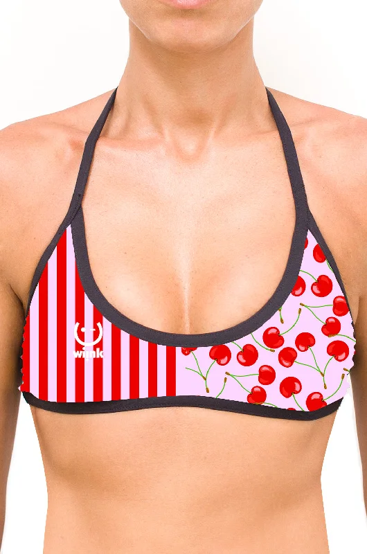 Sport Top Bikini Cherry