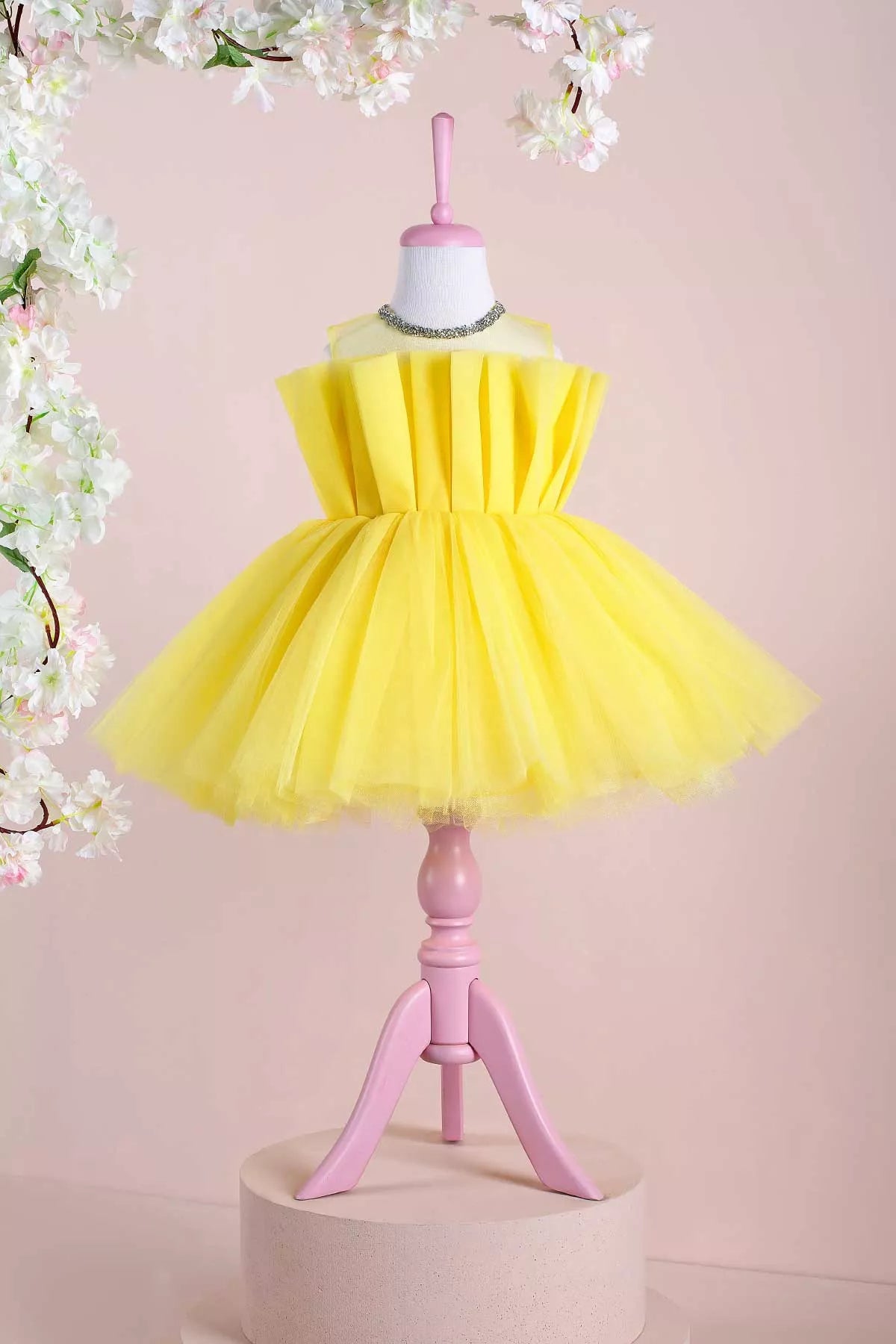 Eliza Yellow Party Dress