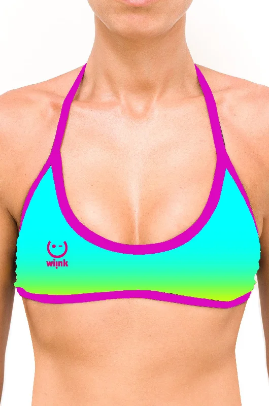 Sport Top Bikini Gradient Blue