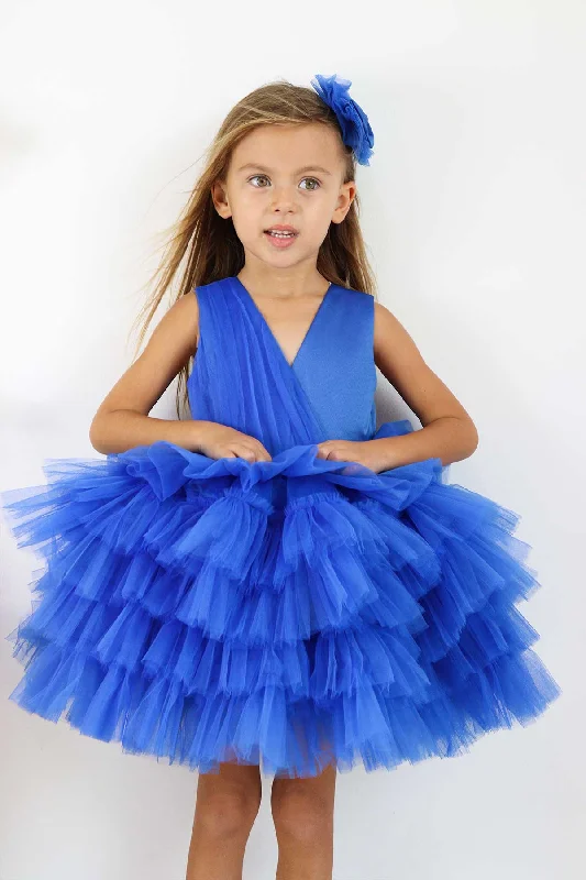 Emily Sax Blue Party Dress