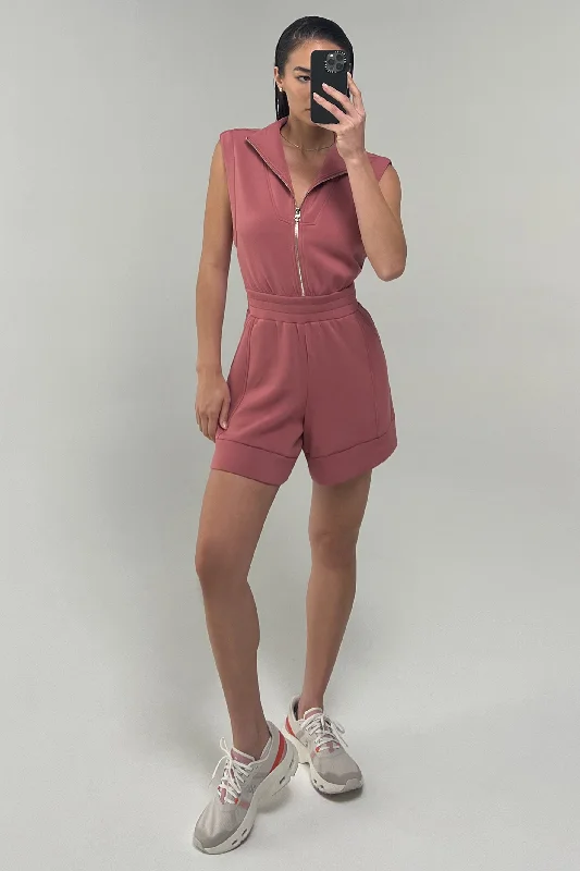 Linvale Playsuit - Withered Rose