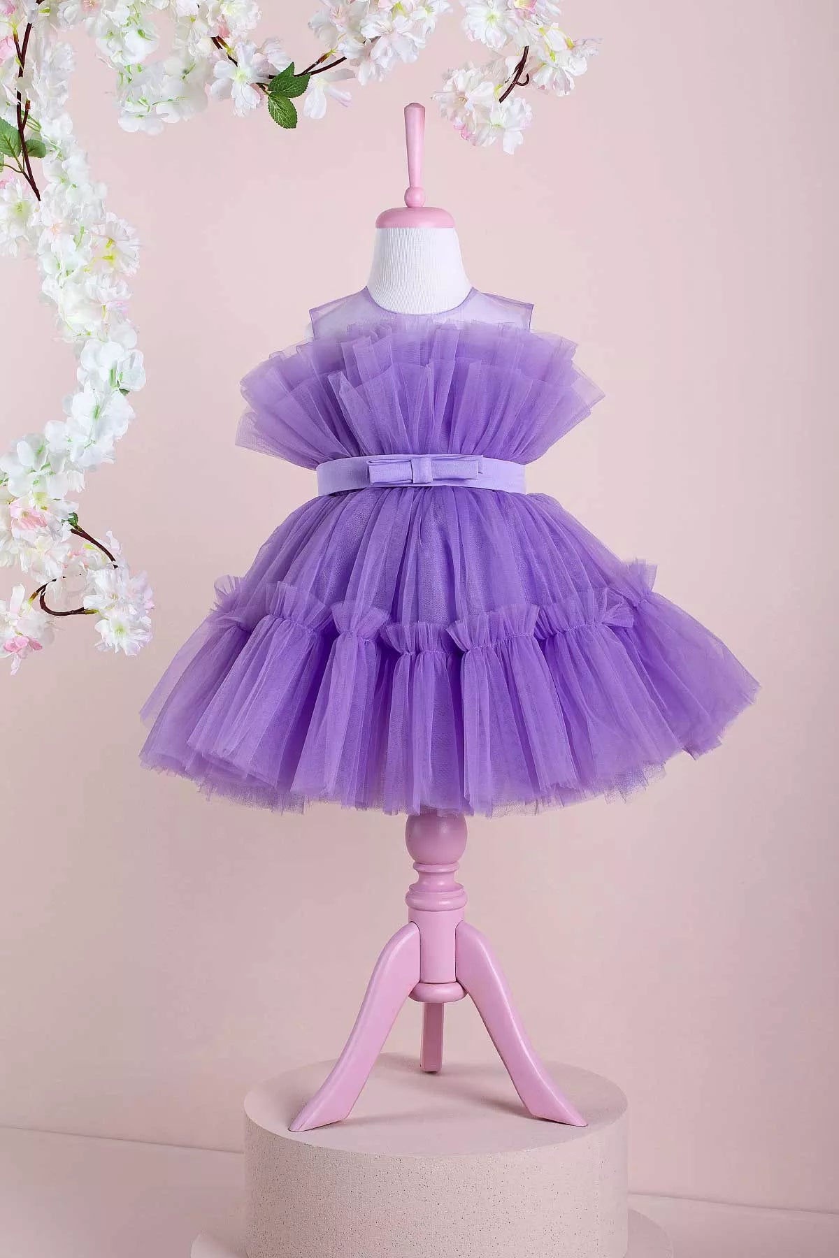 Diana Lilac Party Dress