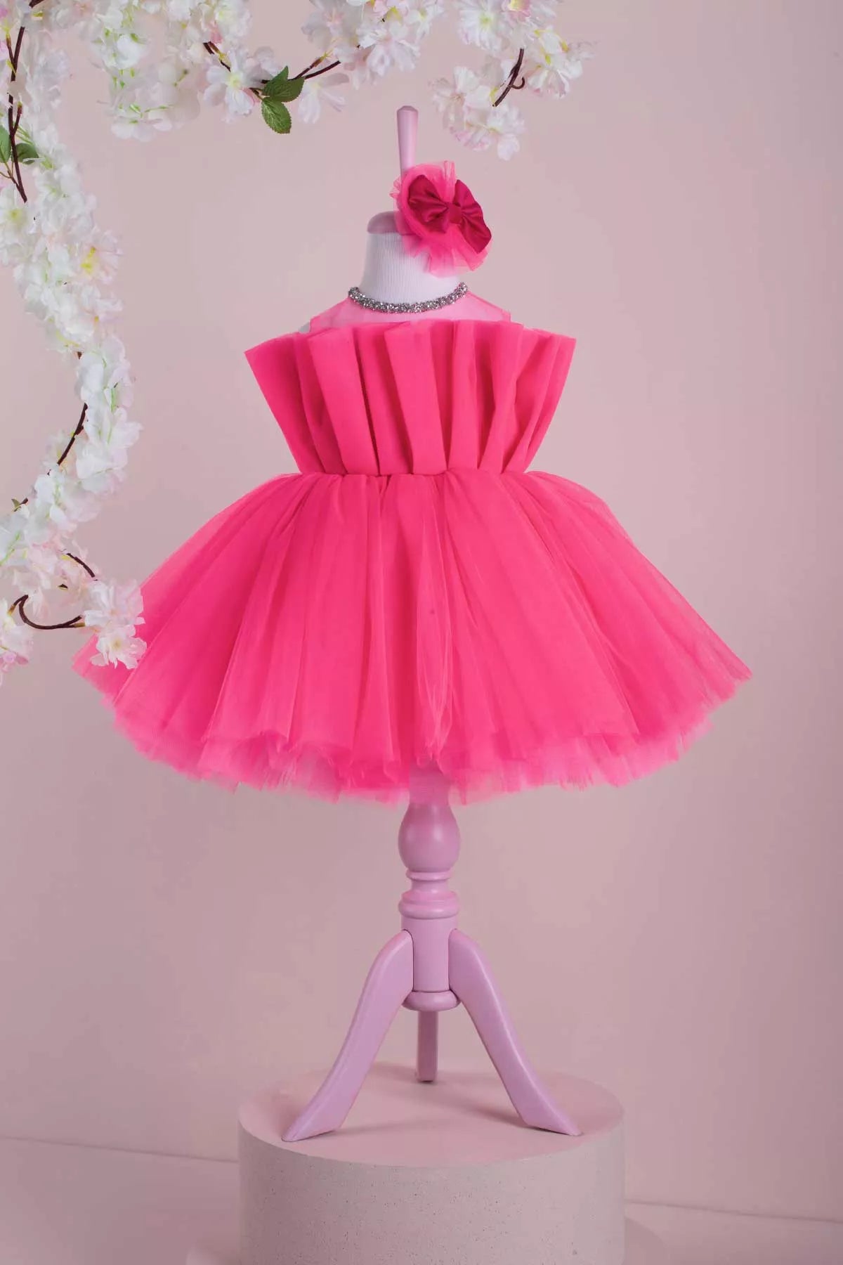 Eliza Pink Party Dress