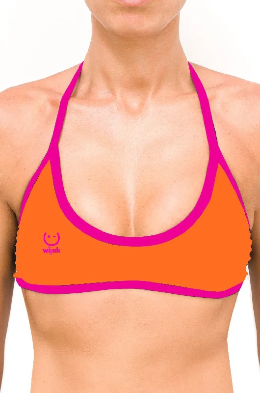 Sport Top Bikini Orange Fluor