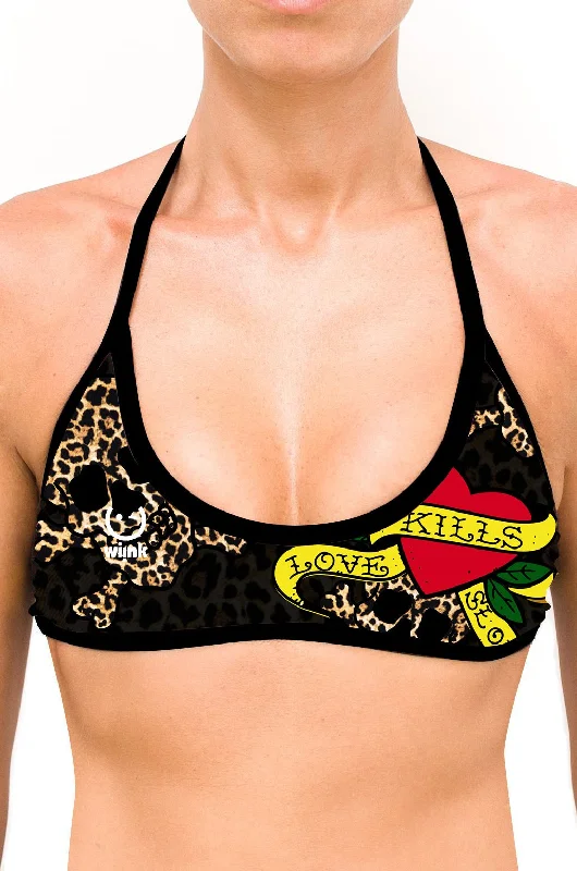 Sport Top Bikini Love Kills