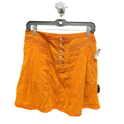 Skirt Designer By Anthropologie In Orange, Size: 6