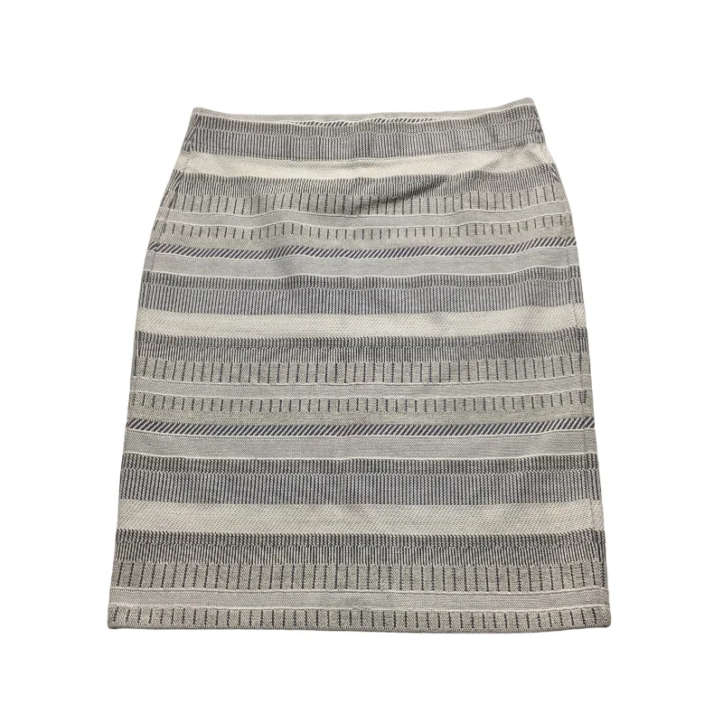 Skirt Mini & Short By Loft In Blue & White, Size: S