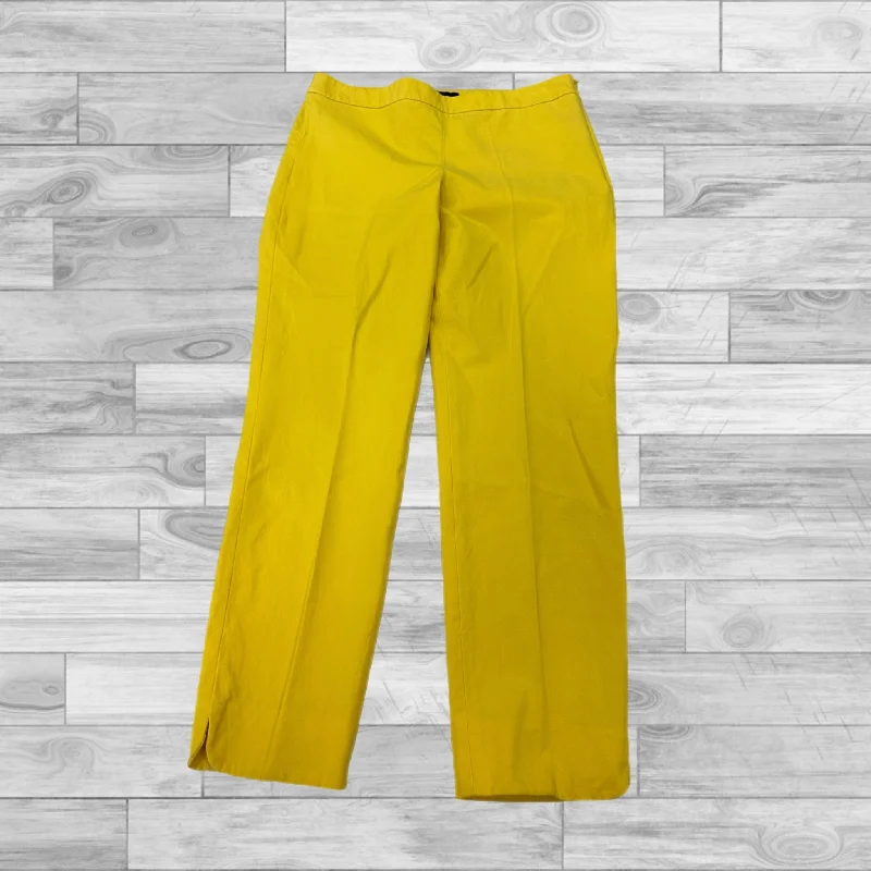 Pants Ankle By Talbots In Yellow, Size: 6