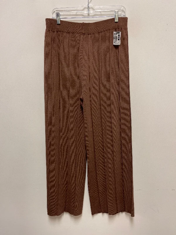 Pants Wide Leg By Torrid In Brown, Size: Xl