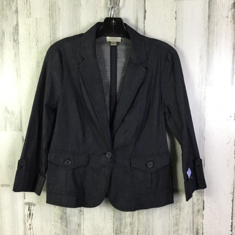 Blazer By Loft In Blue Denim, Size: S