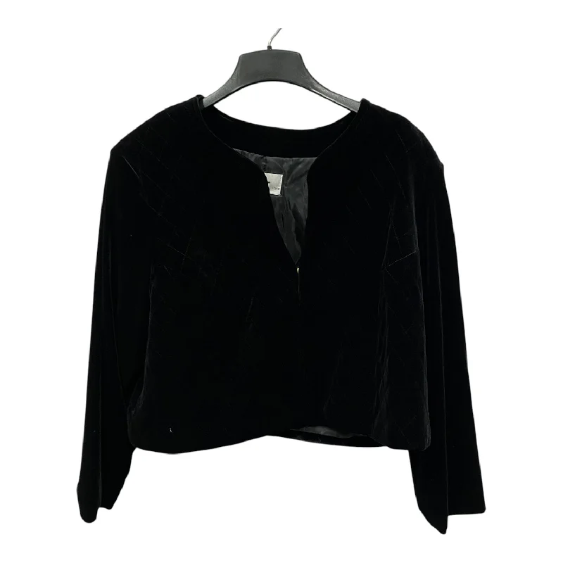 Blazer By Susan Graver In Black, Size:2X