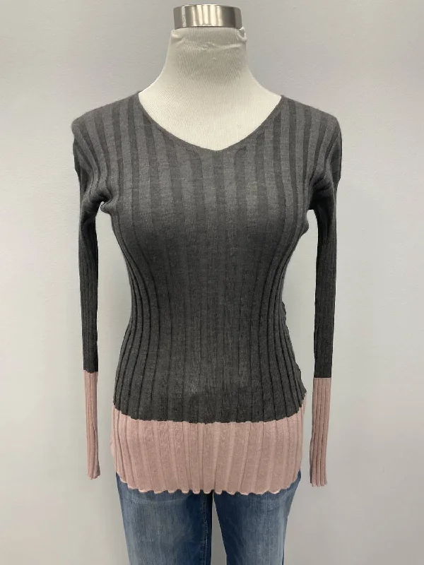 Cashmere Sweater In Grey