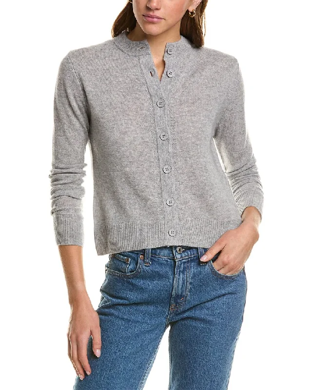 Hannah Rose Wool & Cashmere-Blend Cardigan