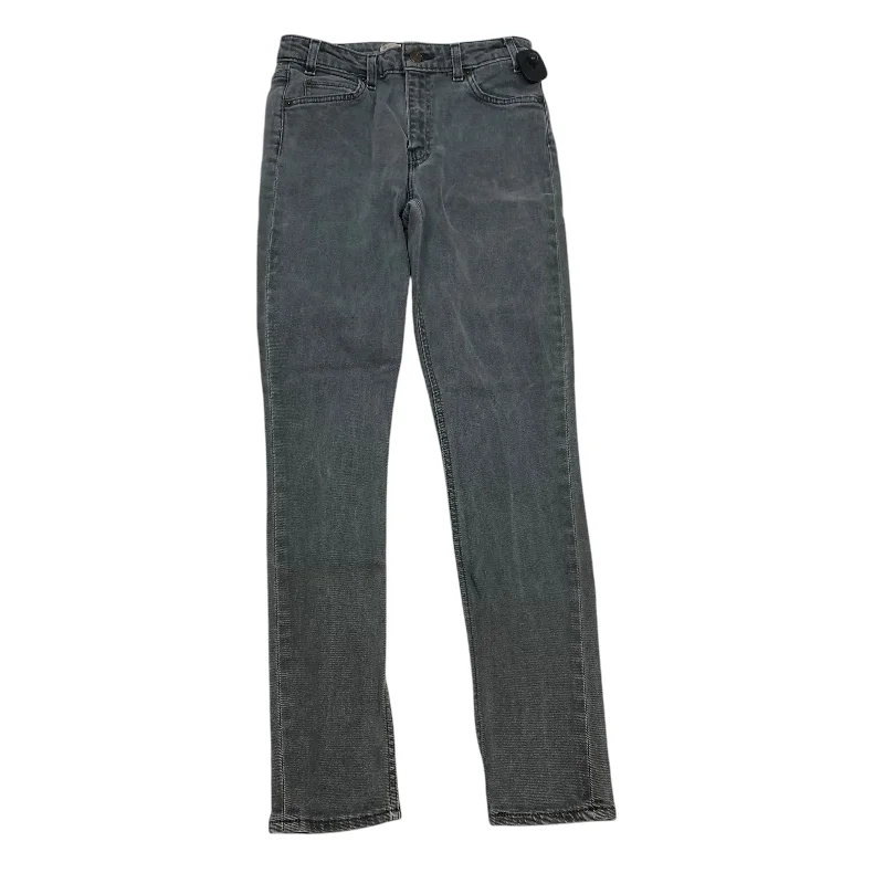 Jeans Skinny By Levis In Grey Denim, Size: 8