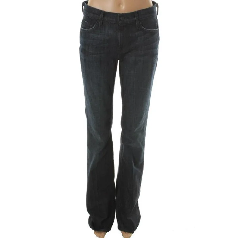 Womens Denim Dark Wash Bootcut Jeans